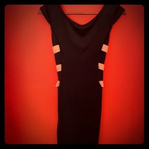 Sexy strap back midi dress